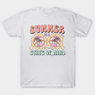 "Summer State of Mind" Groovy Aesthetic T-Shirt